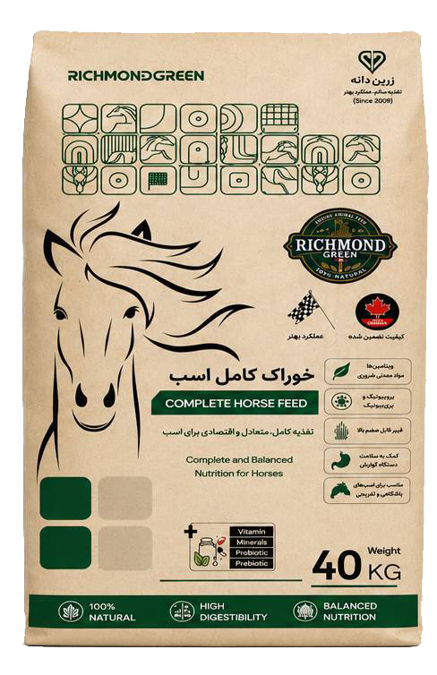 خوراک کامل اسب - پاکت ۴۰ کیلویی